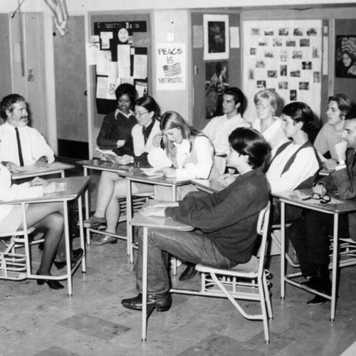 [Classroom at Lincoln High School]