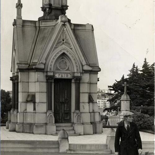 [Mausoleum of Senator James G. Fair at Laurel Hill Cemetery]