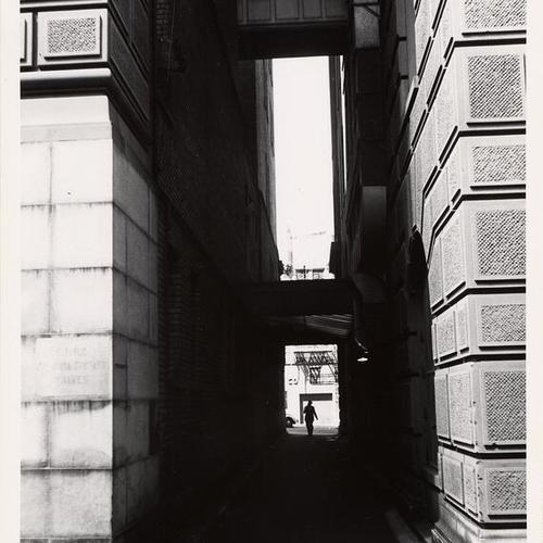 [Alley between Old Hall of Justice and Traffic Central Station]