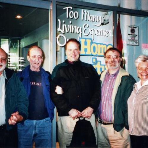 [George Birimisa Intergenerational Writing Group on Castro Street in San Francisco in 2000]