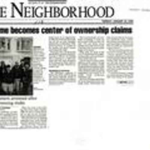 Home Becomes Center of..., SF Independent, January 12 1999, 1 of 2