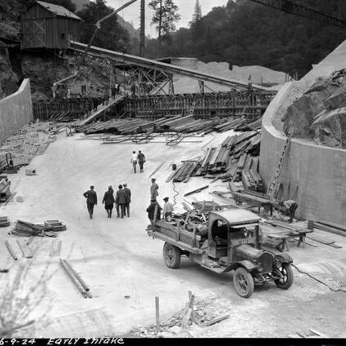 [Early Intake, Construction of Hetch Hetchy]