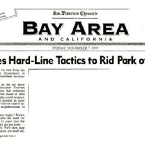 Brown Intensifies Hard..., SF Chronicle, Nov. 7 1997