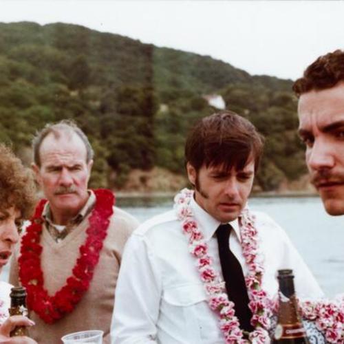 [Wake and funeral for Tom at Angel Island, San Francisco Bay, 1984]