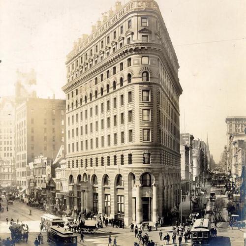 [Crocker Building at the intersection of Market, Post and Montgomery streets]