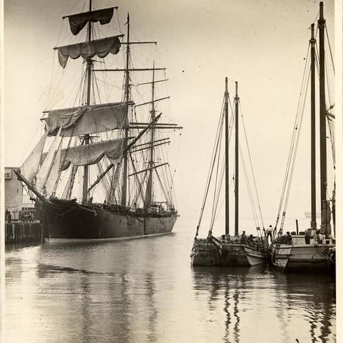 [Sailing Ship "Star of Alaska," also known as "Balclutha"]
