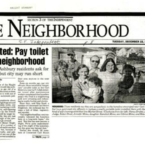 Wanted, Pay Toilet..., SF Independent, December 22 1998