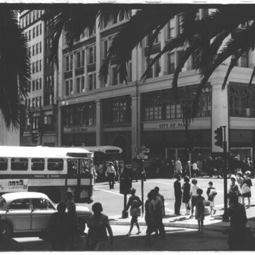 [City of Paris department store at the corner of Geary and Stockton streets]