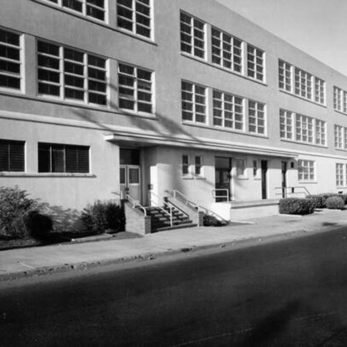 [Exterior of Lincoln High School]