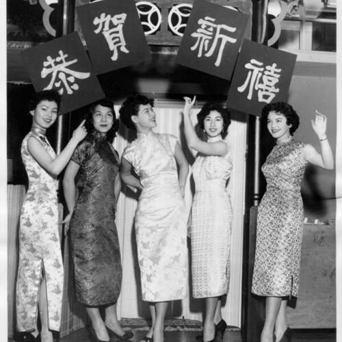 [Group of women from the Chinese New Years Festival]