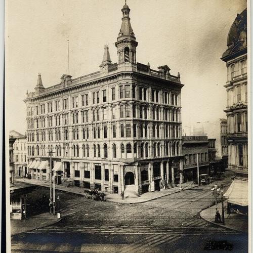St. Ann's building, northwest corner Powell and Eddy streets. 1881?