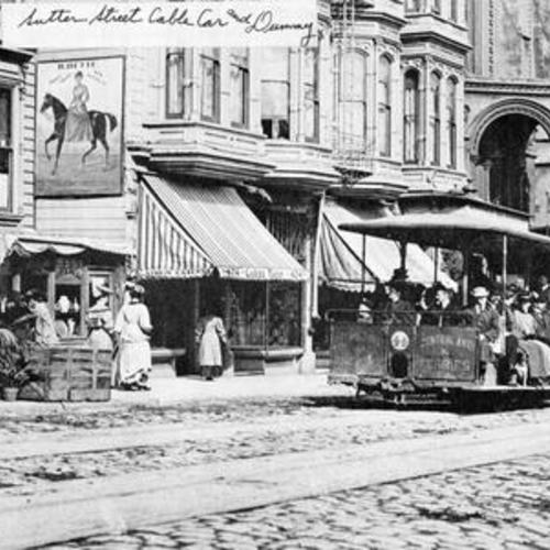 Sutter Street Cable Car and Dummy