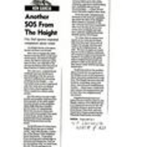 Another SOS..., SF Chronicle, June 18 1998, 1 of 2