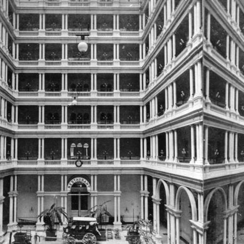 [Courtyard of the Palace Hotel]