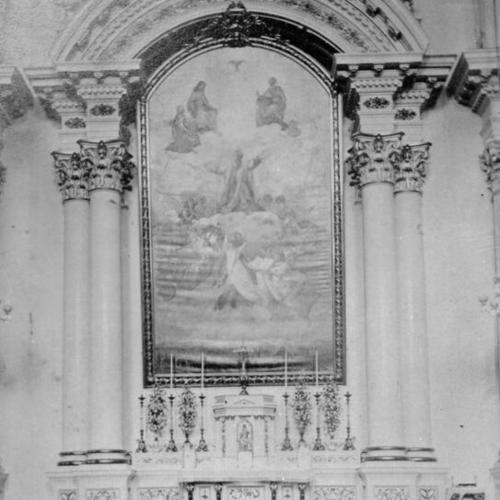 [St. Ignatius Church. Main altar. (Tojetti's altarpiece) 1882]