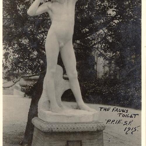  Faun's Toilet at the Panama-Pacific International Exposition]
