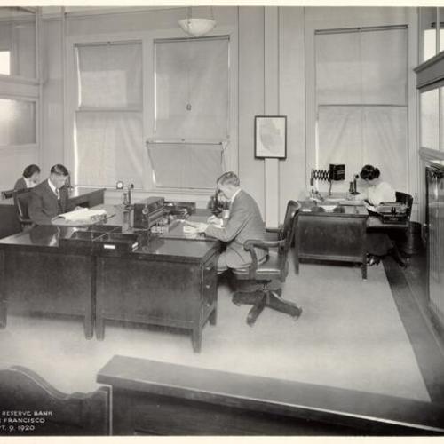 Federal Reserve Bank of San Francisco, Sept. 9, 1920
