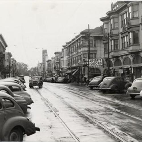 [Haight Street, looking west from Ashbury]
