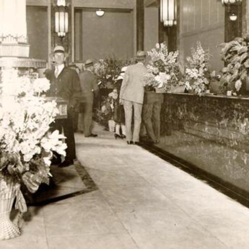 [Interior of the Pacific Bank]