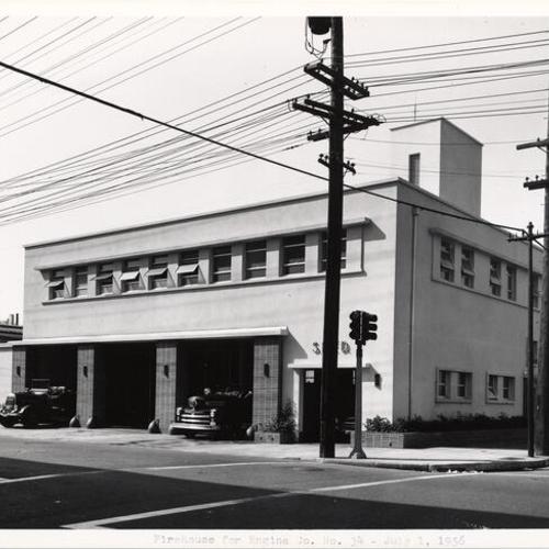 Firehouse for Engine Co. No. 34 - July 1, 1956