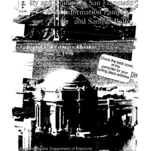 1998-06-02, San Francisco Voter Information Pamphlet