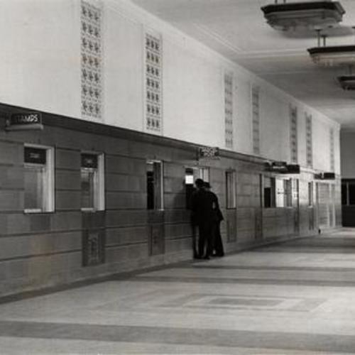 [Interior of the new Rincon Annex Post office]