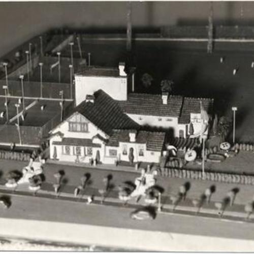 [Model of Angelo Rossi Playground]