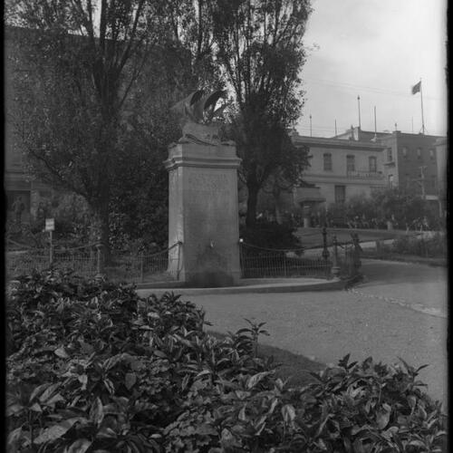 Robert Louis Stevenson Monument in Portsmouth Square