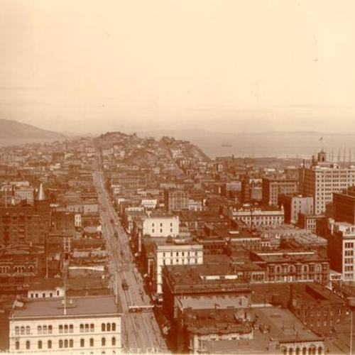 [View from Spreckels Building, looking north]