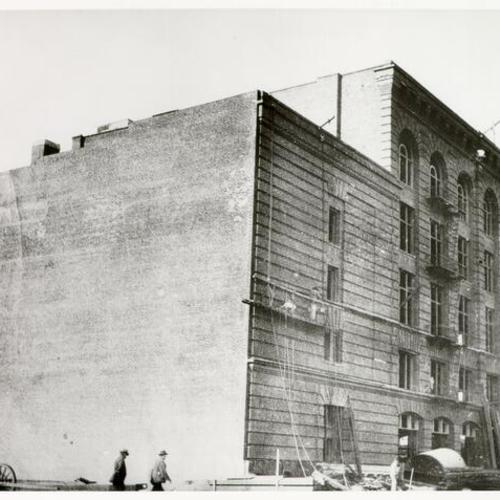 [Construction of the Folger's Coffee building]