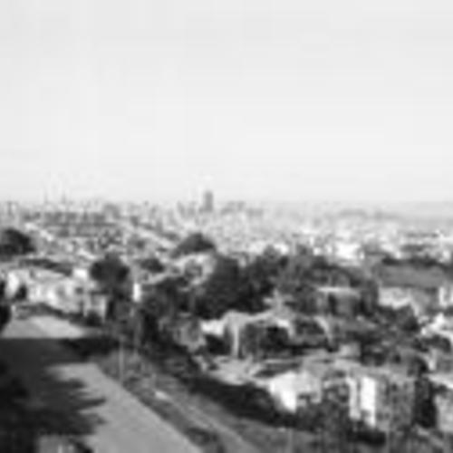[View from Diamond Heights looking north and east]