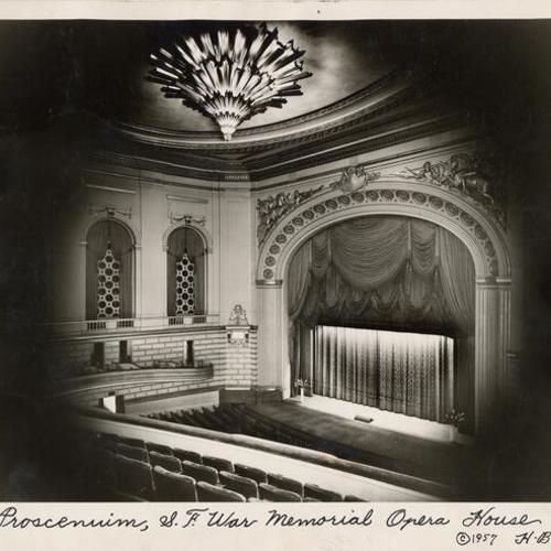 Proscenium, S. F. War Memorial Opera House