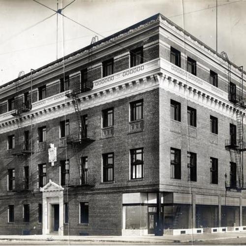 [Exterior of Knights of Pythias building]