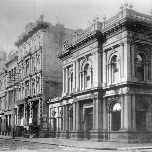 California street, west of Sansome. Circa, 1890