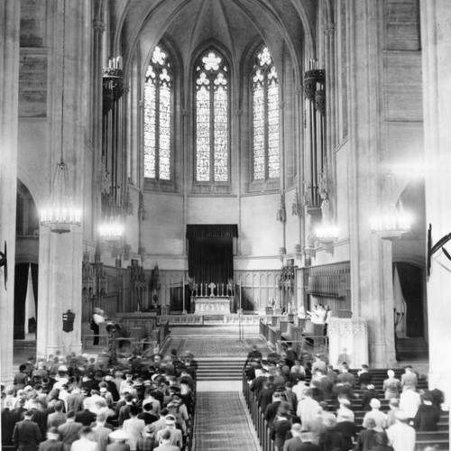 [Interior of Grace Cathedral]