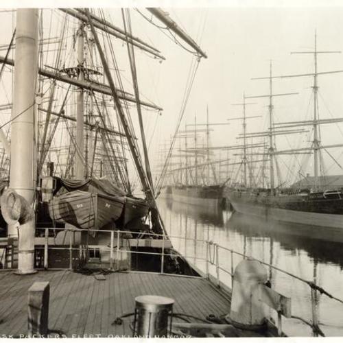 Alaska Packer's fleet, Oakland Harbor