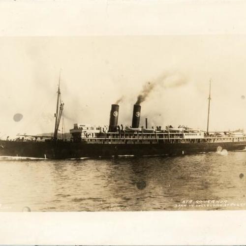 [Steel, twin-screw steamer "Governor"]