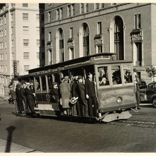 [California Street Cable R. R. Company cable car]