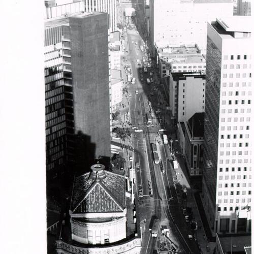[View of Market Street from the Crocker Building]