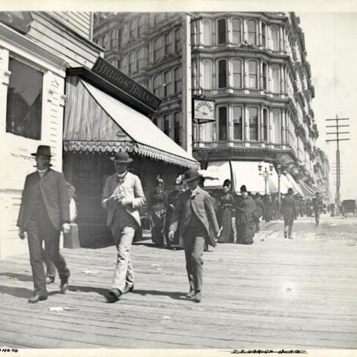 [Northeast corner of Market and Powell streets]