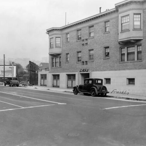 [2800 block of Franklin, Franklin and Lombard street widening project]