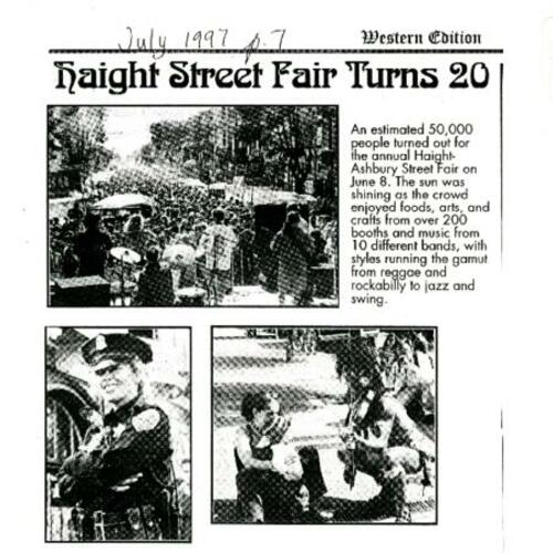Haight Street Fair Turns 20, Western Edition, July 1997