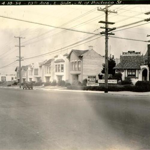 [East side of 19th Avenue, north of Pacheco Street]