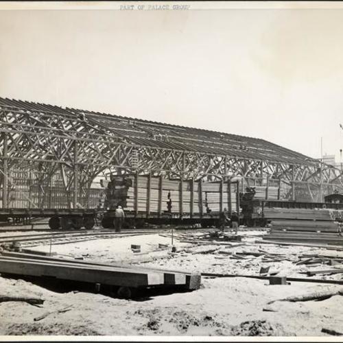 [Construction of palaces, Golden Gate International Exposition on Treasure Island]