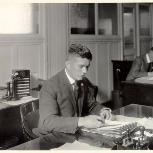 [Unidentified assistant cashier at the Federal Reserve Bank of San Francisco]