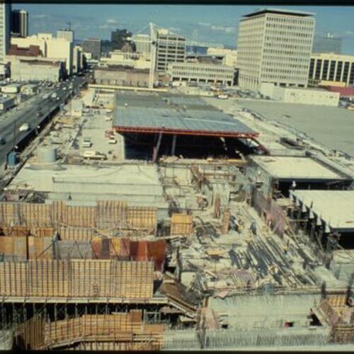 Moscone Center under construction