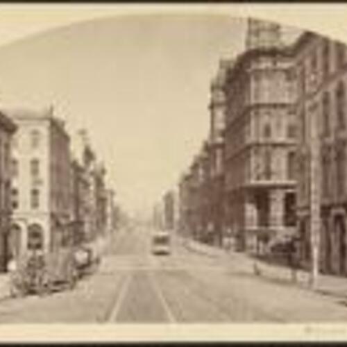 [California St., from Montgomery, S.F. View East.]