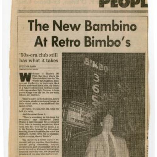 The New Bambino At Retro Bimbo's