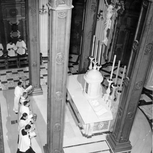 [Altar inside of St. Ignatius Church]