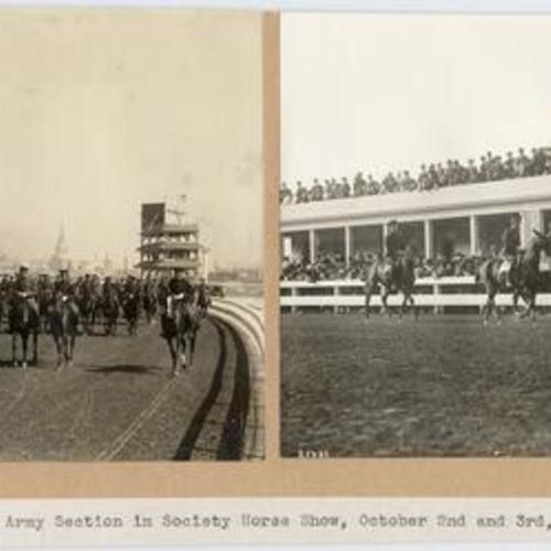 Army Section in Society Horse Show, October 2nd and 3rd, 1915